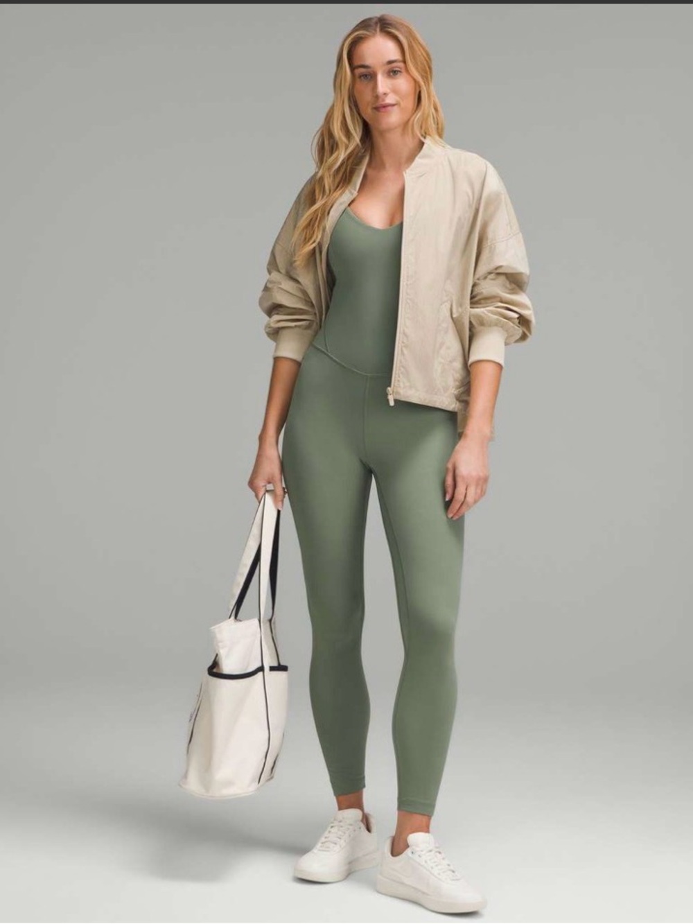 LULULEMON RETAIL $148 Align Bodysuit | 6 | Grey